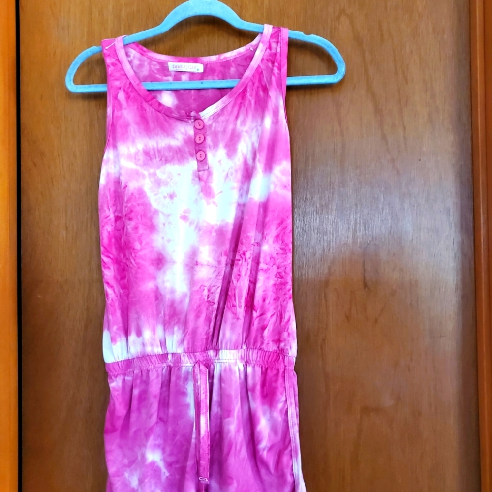 Pink & Blue romper